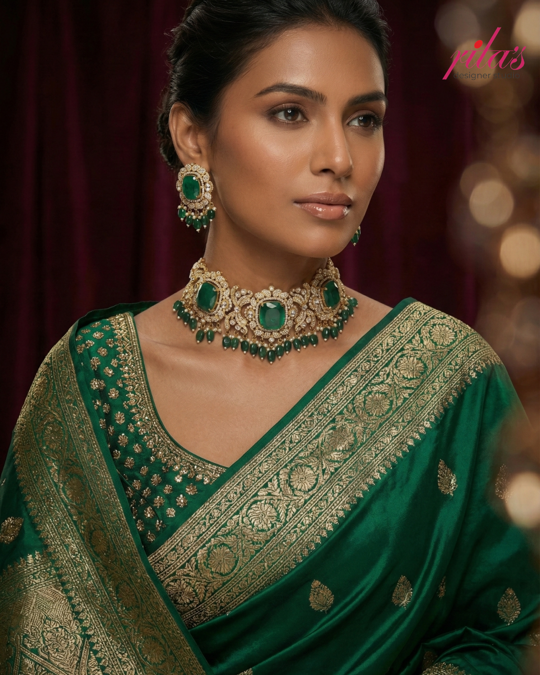 Heritage Green Choker Full Set