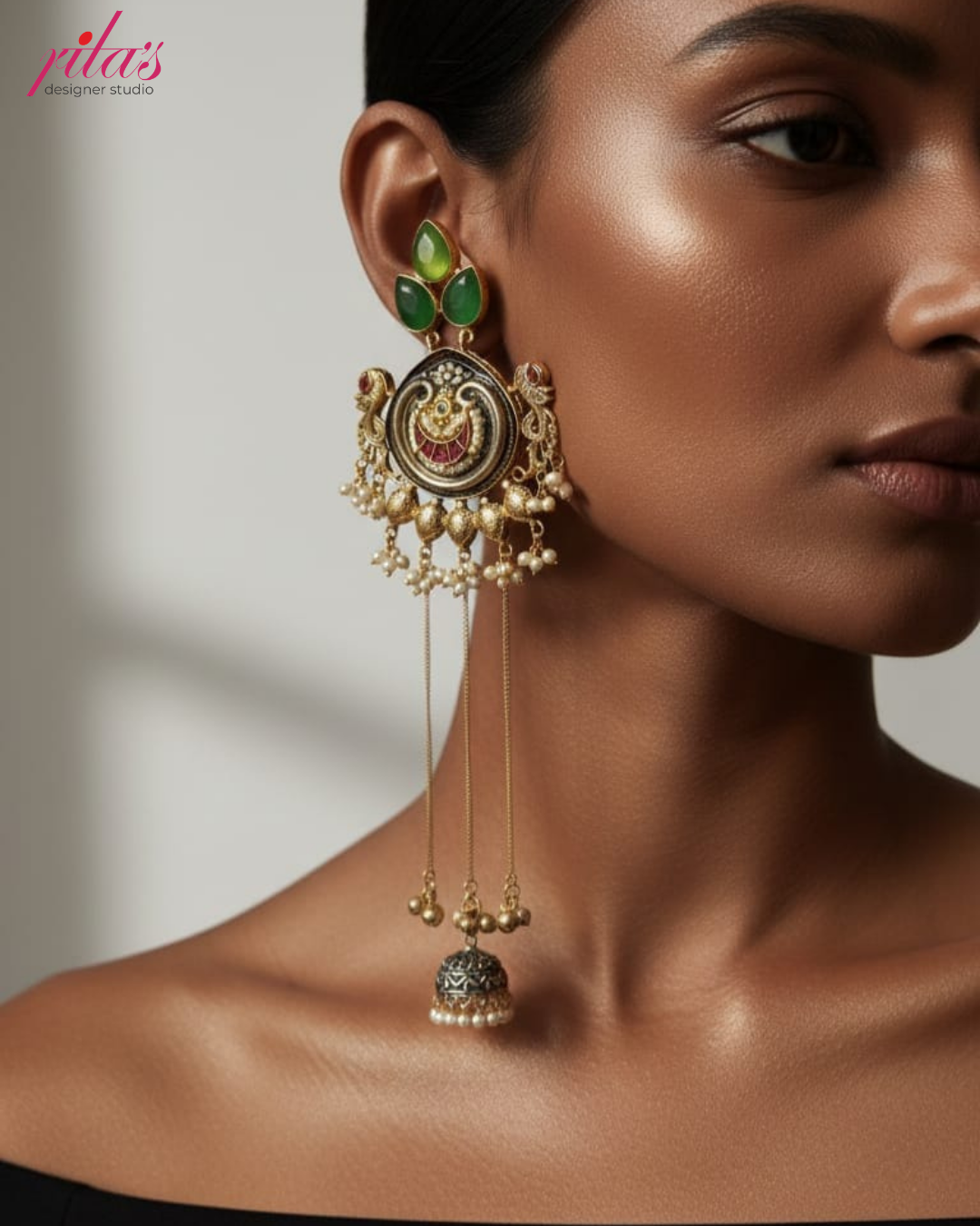 Heritage Pendant Drop Earrings