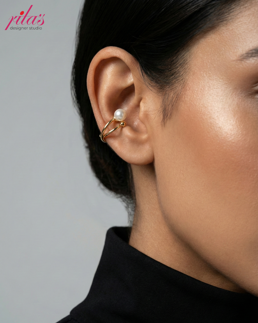 Minimal Double Line Ear Cuff