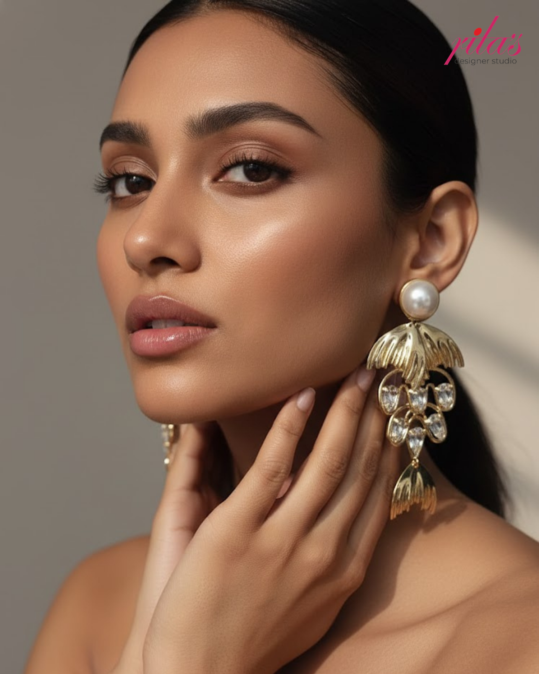 Antique Pearl Statement Earrings