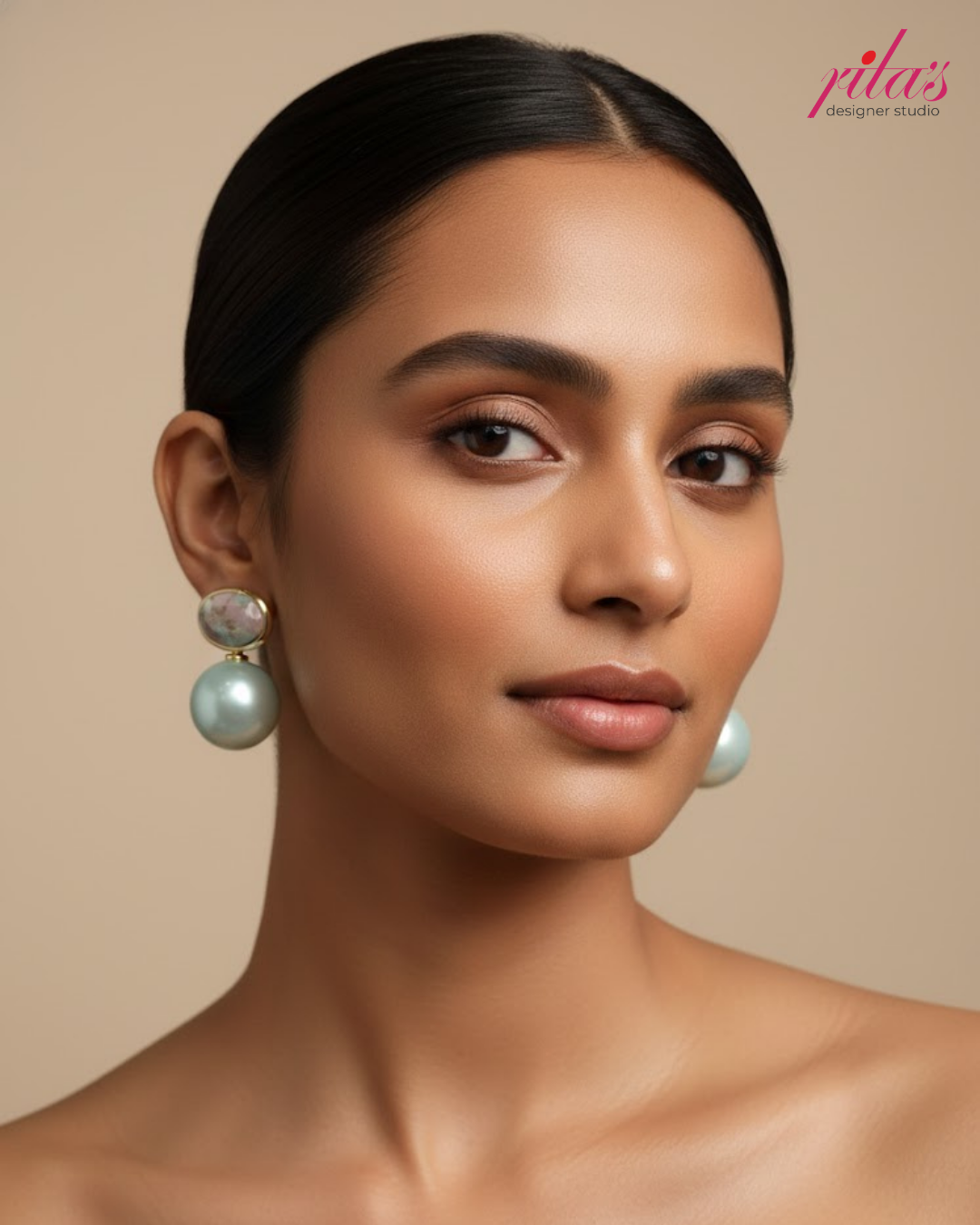 Classic Pearl Stud Earrings