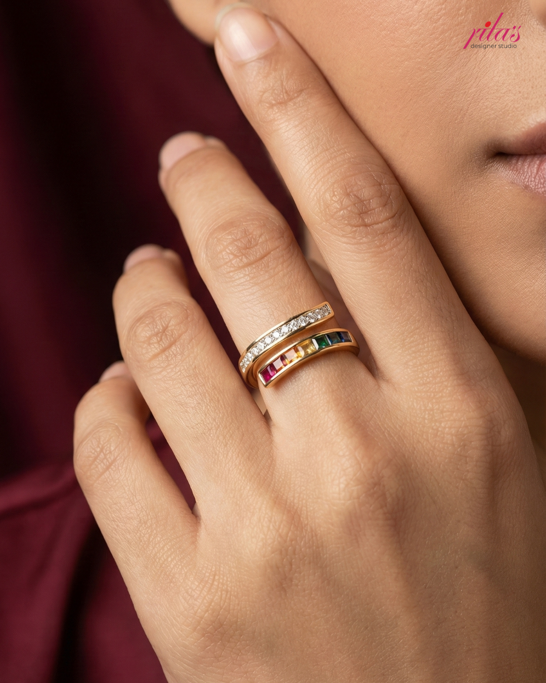 Emerald Line Elegance Ring