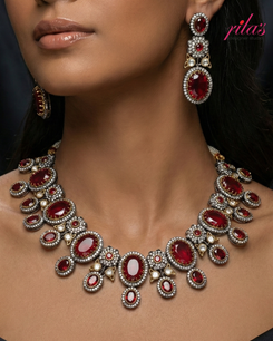 Ruby Oval Statement Full Set