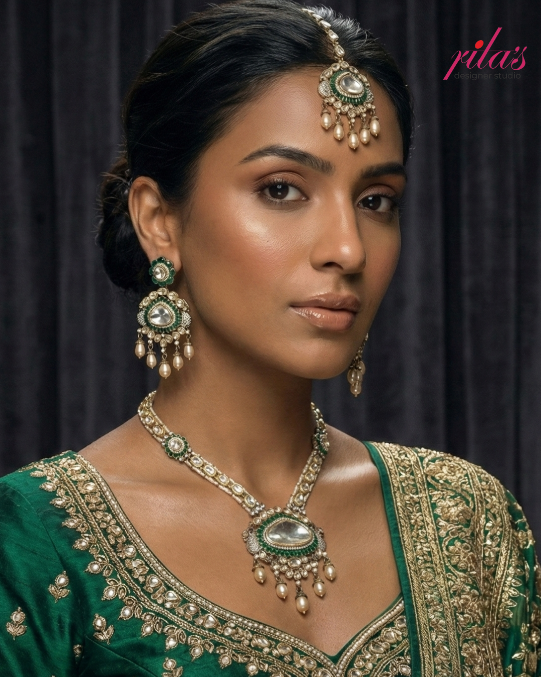 Antique Green Temple Full Set