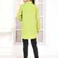 FEATHERED MUSE – PARROT GREEN LONG SHIRT