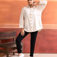 THE CLASSIC CHIC – BEIGE BUTTONED SHIRT