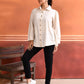 THE CLASSIC CHIC – BEIGE BUTTONED SHIRT