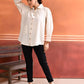 THE CLASSIC CHIC – BEIGE BUTTONED SHIRT