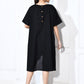 THE BLOOM – BLACK FLORAL EMBROIDERED DRESS