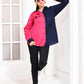 POKER FACE- NAVY PINK DUAL SHIRT