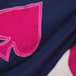 POKER FACE- NAVY PINK DUAL SHIRT