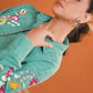 WILD FLOWER BLOOM- MINT GREEN LONG SHIRT