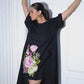 THE BLOOM – BLACK FLORAL EMBROIDERED DRESS