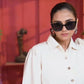 THE CLASSIC CHIC – BEIGE BUTTONED SHIRT